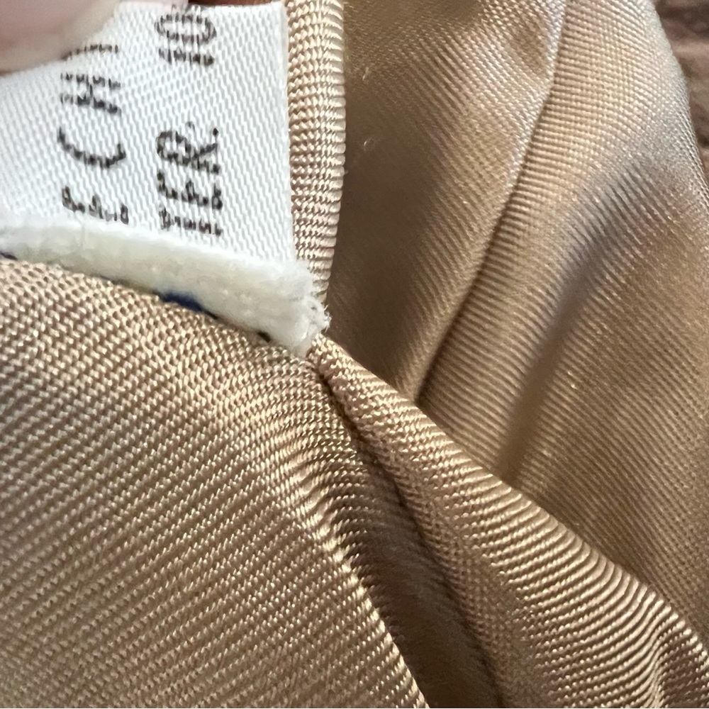 Vintage‎ Vegan Suede Pants Mocha Brown Sz 24" Pleated Waist High Rise Leather - Picture 4 of 11